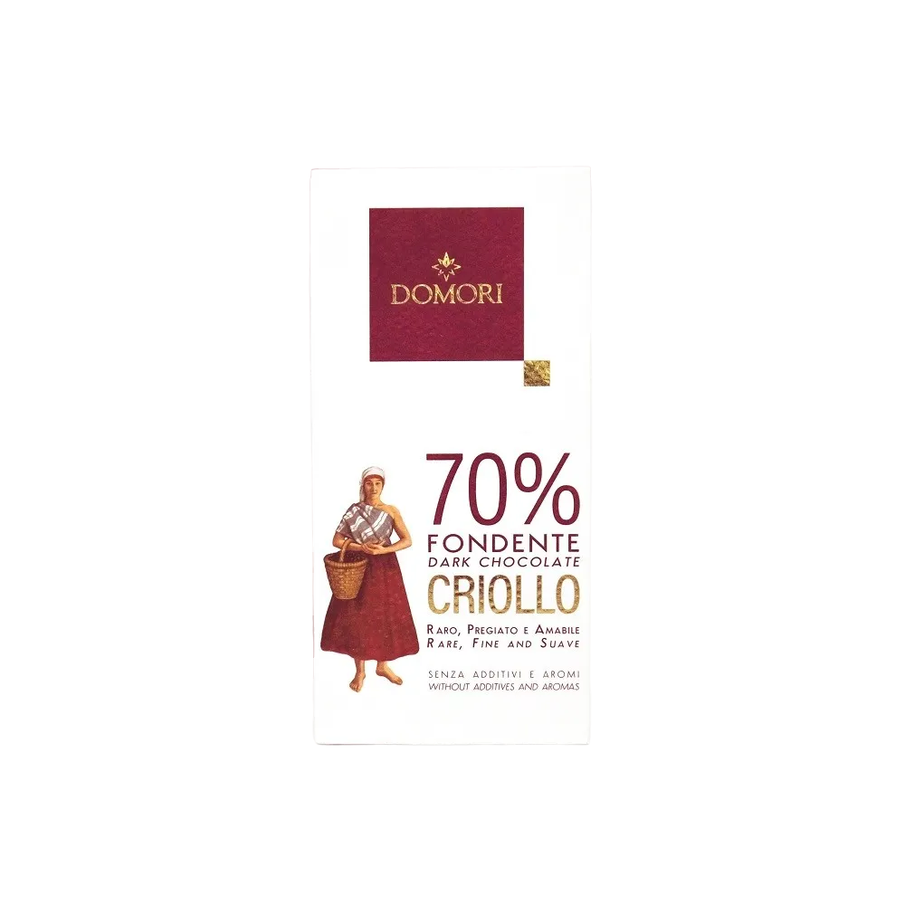 Juodojo šokolado plytelė „Criollo“ kakavos rūšių mišinys 70%