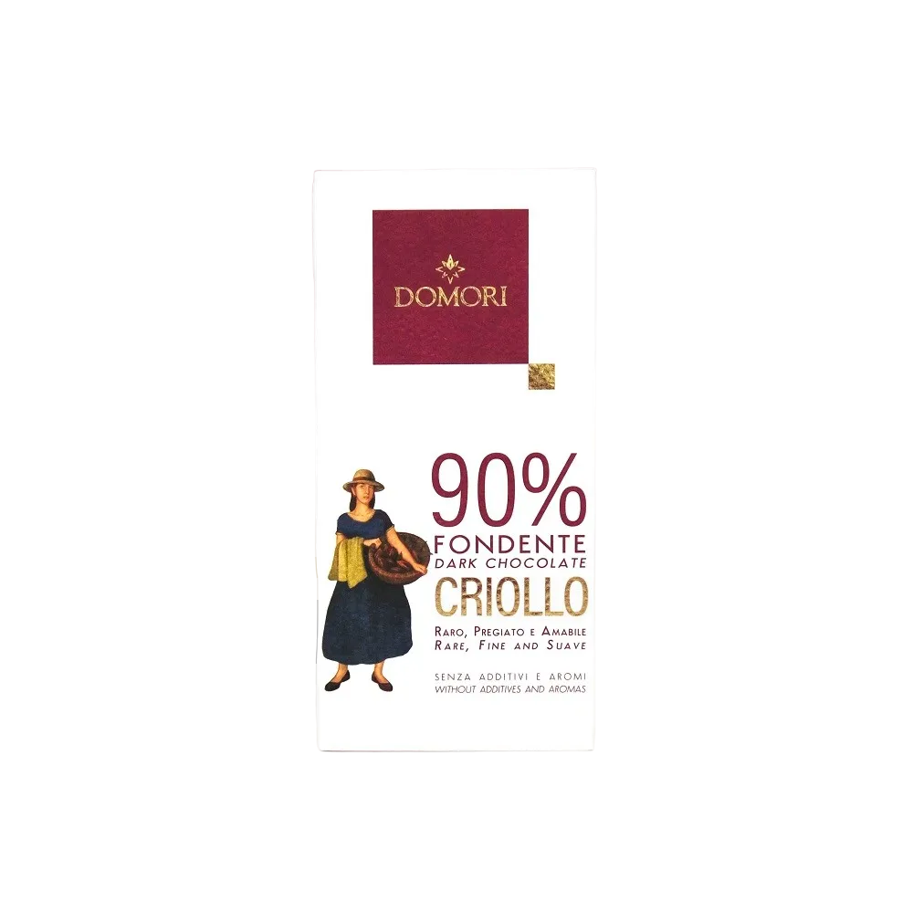 Juodojo šokolado plytelė „Criollo“ kakavos rūšių mišinys 90%